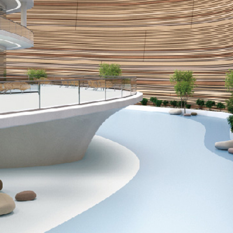 PUR poliuretán bevonat homogén padlóburkolat